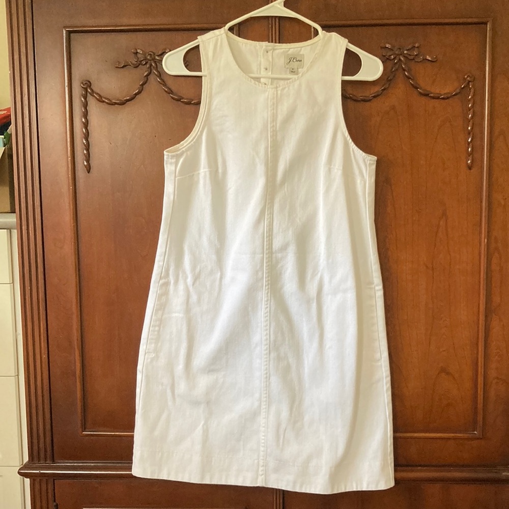 NWOT JCREW white denim classic